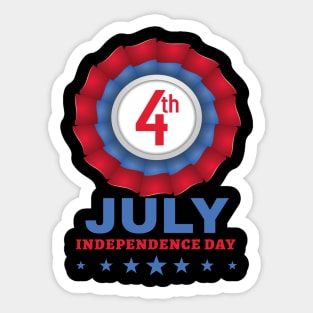 4th of July Sticker